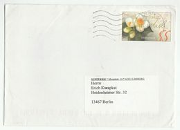 2005 GERMANY  Postal STATIONERY COVER FLOWER Stamps - Covers - Used