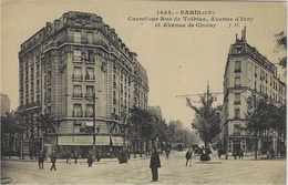 1444- PARIS - Carrefour Rue De Tolbiac,av. D'Ivry Et Av. De Choisy - Ed. J.H. - Arrondissement: 13