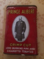 Scatola Di Latta Tabacco Prince Albert Per Pipa E Sigarette Anni 40 USA - Tabaksdozen (leeg)