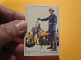 COMPLETEZ VOS ALBUMS !! Image Cartonnée TBE (recupération ) / N° 157 MOTO-PARADE AMERICANA MUNICH Genre PANINI - Moto