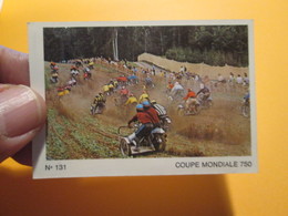 COMPLETEZ VOS ALBUMS !! Image Cartonnée TBE (recupération ) / N° 131 MOTO-PARADE AMERICANA MUNICH Genre PANINI - Motorfietsen