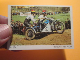 COMPLETEZ VOS ALBUMS !! Image Cartonnée TBE (recupération ) / N° 134 MOTO-PARADE AMERICANA MUNICH Genre PANINI - Motorrad