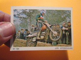 COMPLETEZ VOS ALBUMS !! Image Cartonnée TBE (recupération ) / N° 124 MOTO-PARADE AMERICANA MUNICH Genre PANINI - Motorfietsen