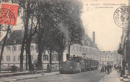 Châtillon Sur Seine     21    Tramway Devant La Sous Préfecture    (voir Scan) - Chatillon Sur Seine