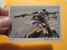 COMPLETEZ VOS ALBUMS !! Image Cartonnée TBE (recupération ) / N° 91 MOTO-PARADE AMERICANA MUNICH Genre PANINI - Motorrad