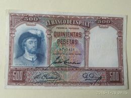 500 Pesetas 1931 - 500 Peseten