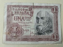 1 Pesetas 1953 - 1-2 Peseten