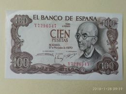 100 Pesetas 1970 - 100 Peseten