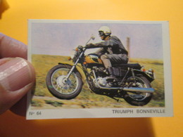 COMPLETEZ VOS ALBUMS !! Image Cartonnée TBE (recupération ) / N° 64 MOTO-PARADE AMERICANA MUNICH Genre PANINI - Moto