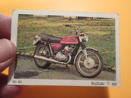 COMPLETEZ VOS ALBUMS !! Image Cartonnée TBE (recupération ) / N° 61 MOTO-PARADE AMERICANA MUNICH Genre PANINI - Motorfietsen