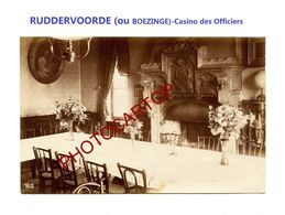 RUDDERVOORDE Ou BOEZINGE-Casino Des Officiers-PHOTO Mate All.-Cliche 702-Inf. Regt.182-GUERRE 14-18-1 WK-Militaria- - Oostkamp