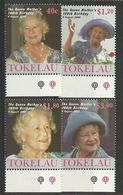 TOKELAU  2000  QUEEN MOTHER`S  100th BIRTHDAY SET   MNH - Tokelau