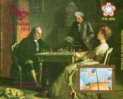 Guinea Equat. 1989, Art, Chess, Overp. 200th Franch Revolution, Butterfly, BF - Rivoluzione Francese