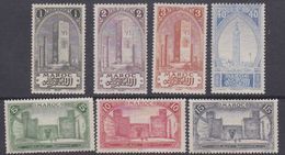 Maroc N° 63  / 68 + 73 X  Partie De Série : Les 7 Valeurs  Trace Charnière Sinon TB - Unused Stamps