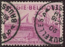 Belgique 1948 Yv. N°768  - 3F Lilas-rose Port D'Anvers - Oblitéré - 1948 Export