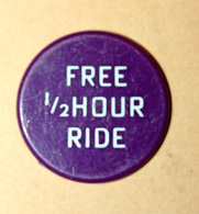 Jeton De Loueur De Quad Ou Moto "Free 1/2 Hour Ride / Mikes ATV Rentals" Wisconsin - USA - Autres & Non Classés