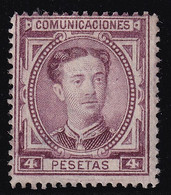 1876 ALFONSO XII 4 Pts NUEVO(*). VER. 84 € - Nuevos