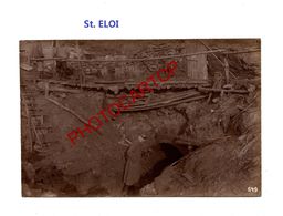 SINT ELOOIS-St ELOI-Tranchee-Abris Souterrain-PHOTO Mate Allemande-Cliche 649-Inf. Regt.182-GUERRE 14-18-1 WK-Militaria- - Ledegem