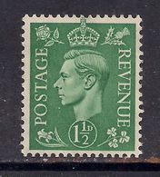 GB 1951 KGV1 1 1/2d Pale Green Unused No Gum SG 505 ( G696 ) - Unused Stamps
