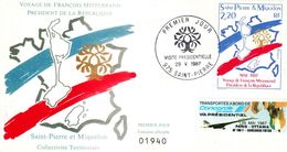 SAINT PIERRE ET MIQUELON (SPM) - FDC De 1987 N° 478 - EXCEPTIONNEL - FDC