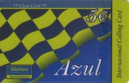 ESPAÑA. ES-PRE-TEA-0020A. AZUL. 5E. (150P) - Telefonica