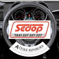Czech Rep. / My Own Stamps (2017) 0644: SEDOP TAXI PRAHA - Dashboard Car "Mitsubishi" (logo C) - Lettres & Documents