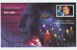 Captain Jonathan Archer = STAR TREK = First Day Cover FDC, OFDC Canada 2017 - America Del Nord