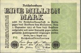 Deutsches Reich RosbgNr: 101a Wz. Hakensterne Bankfrisch 1923 1 Millionen Mark - 1 Million Mark