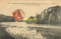 44 Moisdon La Rivière Et Grand Auverné, Etang De La Grande Forge, Le Rocher Parlant, Affranchie 1911 - Moisdon La Riviere