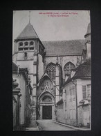 Bar-sur- Seine(Aube).-La Rue De L'Eglise Et L'Eglise Saint-Etienne 1922 - Bar-sur-Seine
