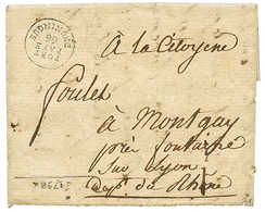 7 1798 ¨PORT PAYE 66 HUNINGUE Sur Lettre Pour MONTAGNY. Superbe. - Altri & Non Classificati