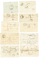 10 HAUTE SAONE - Lot 10 Lettres Avec BOITES RURALES Différentes Et Identifiées. Qqles Cursives. TB. - Sonstige & Ohne Zuordnung