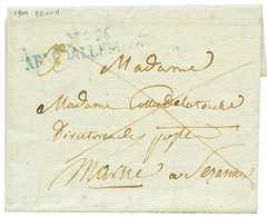 72 1809 N°26 ARM. D' ALLEMAGNE En Bleu Sur Lettre Avec Texte De BRÜNN Pour La FRANCE/ B/TB. - Autres & Non Classés