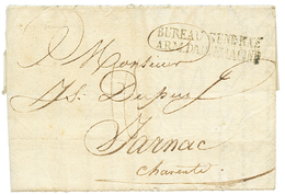 74 1810 BUREAU GENERALE ARM. D' ALLEMAGNE Sur Lettre Avec Texte De FRANCFORT Pour La FRANCE. B/TB. - Andere & Zonder Classificatie