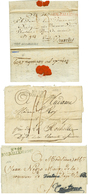 78 3 Lettres : N°22 ARM. D'ALLEMAGNE Bleu(1810MAGDEBURG), N°22 ARM. D'ALLEMAGNE Noir(1812 MAGDEBURG), N°27 ARM. D' ALLEM - Autres & Non Classés