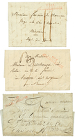 79 3 Lettres Avec Textes Complets Non Datés : N°5 ARM. D'ALLEMAGNE Rouge, N°15 ARM. D'ALLEMAGNE Rouge, N°47 ARM. D' ALLE - Sonstige & Ohne Zuordnung