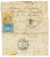 183 PLI CONFIE - "LES ETATS-UNIS" : 10c + 20c Obl. TOURS 1 Oct 70 Sur Lettre Pour NAMUR BELGIQUE. Verso, FRANCE OUEST 3  - Altri & Non Classificati