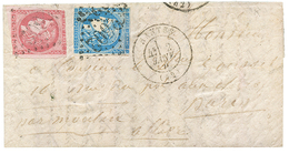 196 BOULE DE MOULINS : 20c + 80c BORDEAUX Défectueux Obl. GC 2602 + T.17 NANTES 2 Janv 71 Sur Lettre Avec Texte Pour PAR - Other & Unclassified