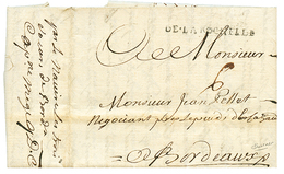 261 1725 DE LA ROCHELLE Sur Lettre Avec Texte Daté "MARTINIQUE" Pour BORDEAUX. TTB. - Oblitérés