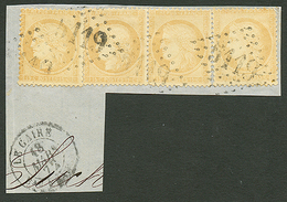 360 15c(x4) Obl. GC 5119 + LA CAIRE Bau FRANCAIS Sur Fragment. TTB. - Sonstige & Ohne Zuordnung