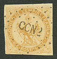 380 COLONIES GENERALES 10c AIGLE Obl. CCN2. Superbe. - Altri & Non Classificati