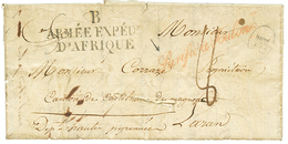 478 1833 B ARMEE EXPEDre D'AFRIQUE + Cachet Rouge PURIFIE A TOULON Sur Lettre Avec Texte De BONE. TTB. - Other & Unclassified