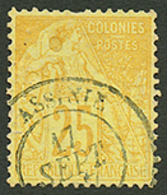 514 PRECURSEUR : COLONIES GENERALES 25c Obl. ASSINIE. TB. - Other & Unclassified