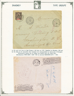 530 1905 25c Groupe(n°1) Obl. PORTO-NOVO Sur Env. Poue Les ETATS-UNIS. Timbre Rare Sur Lettre. TB. - Sonstige & Ohne Zuordnung