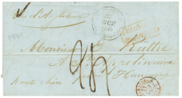 545 "PETIT BOURG Manuscrit" : 1845 Marque Manuscrite "P.B Le 24 8bre 1845" (Jamet N°1 = Indice 7) Au Verso D'une Lettre  - Altri & Non Classificati