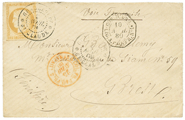 558 1880 CG 15c CERES (n°19) Obl. GUADELOUPE ST CLAUDE Sur Enveloppe Pour La FRANCE. TB. - Sonstige & Ohne Zuordnung