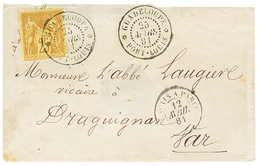 560 "PORT-LOUIS" : 1881 25c SAGE(pd) Obl. GUADELOUPE PORT-LOUIS Sur Env(pd) Pour La FRANCE. TTB. - Altri & Non Classificati