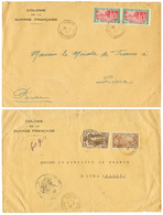 571 1940/42 2 Lettres Cençurées De CAYENNE Pour Le MINISTERE De FRANCE à LIMA PEROU. TB. - Altri & Non Classificati