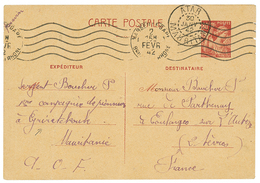 622 1942 CARTE INTER-ZONE 80c IRIS Daté "GRIRETCHOUK" Obl. ATAR MAURITANIE Pour La FRANCE. Superbe. - Sonstige & Ohne Zuordnung