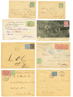 641 NOUVELLE CALEDONIE - Type Groupe : Superbe Lot De 8 Lettres Avec Petits Bureaux(CANALA, LA FOA, BOULOUPARIS, BOURAIL - Altri & Non Classificati